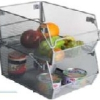 Large Stackable Mesh Bin